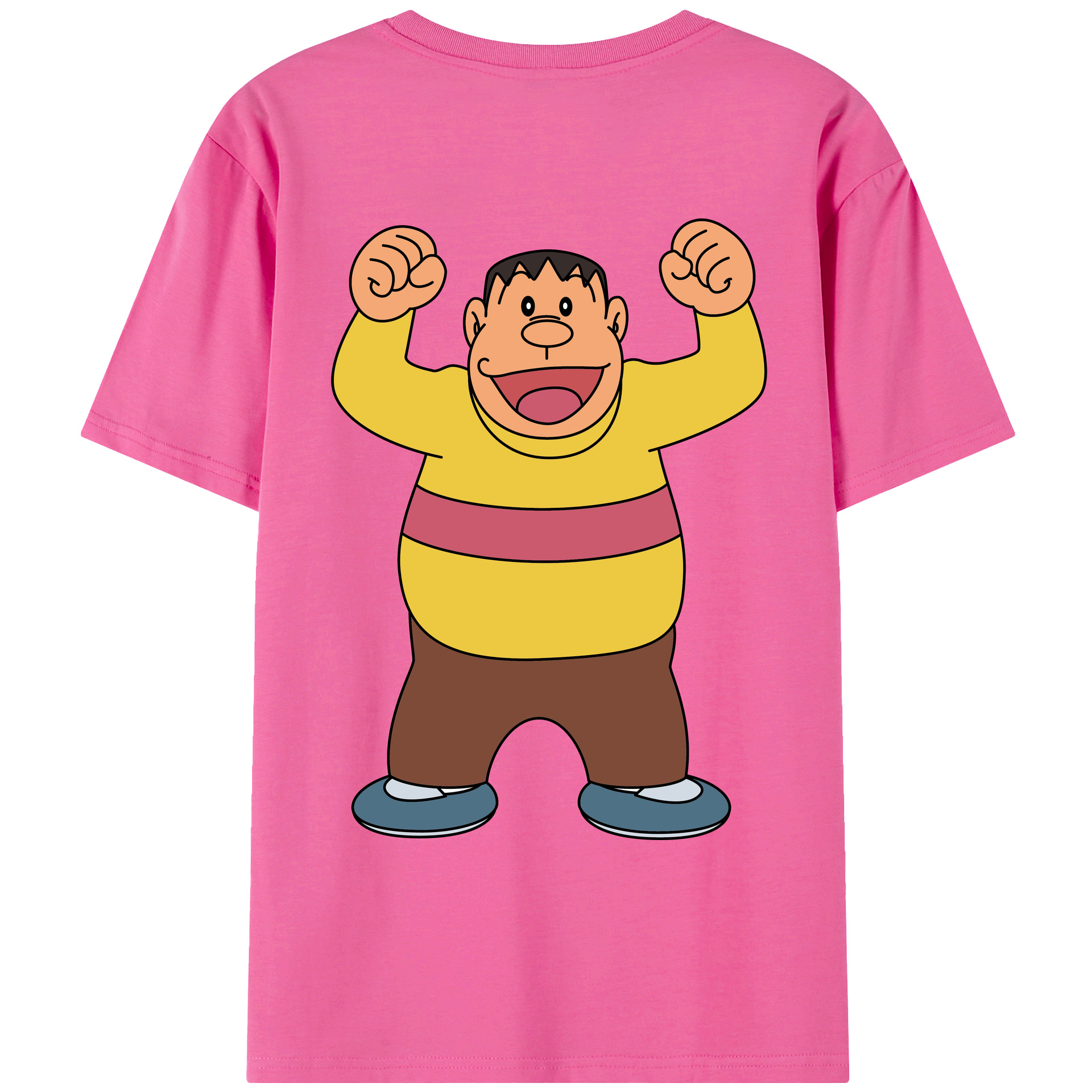 （画像用） ドラえもん 剛田武 Doraemon Gouta Takeshi レディース半袖Tシャツ(バックプリント)